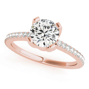 ENGAGEMENT RINGS SINGLE ROW PRONG SET - Image 9