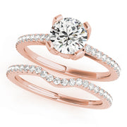 ENGAGEMENT RINGS SINGLE ROW PRONG SET - Image 7