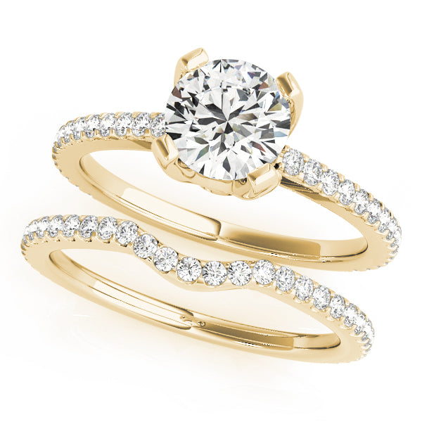 ENGAGEMENT RINGS SINGLE ROW PRONG SET - Image 4