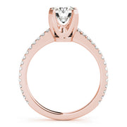 ENGAGEMENT RINGS SINGLE ROW PRONG SET - Image 8