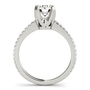 ENGAGEMENT RINGS SINGLE ROW PRONG SET - Image 3