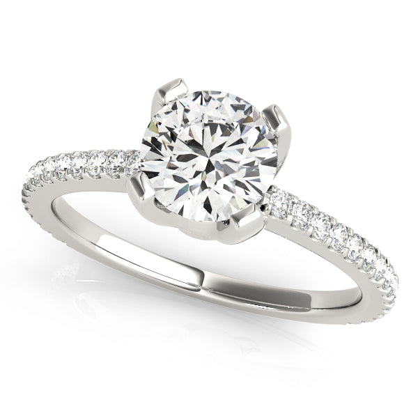 ENGAGEMENT RINGS SINGLE ROW PRONG SET - Image 2