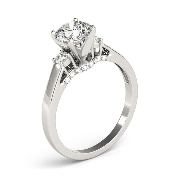 ENGAGEMENT RINGS 3 STONE ROUND - Image 10