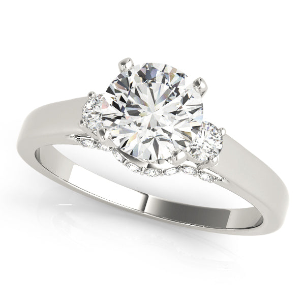 ENGAGEMENT RINGS 3 STONE ROUND - Image 2