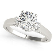 ENGAGEMENT RINGS 3 STONE ROUND - Image 2