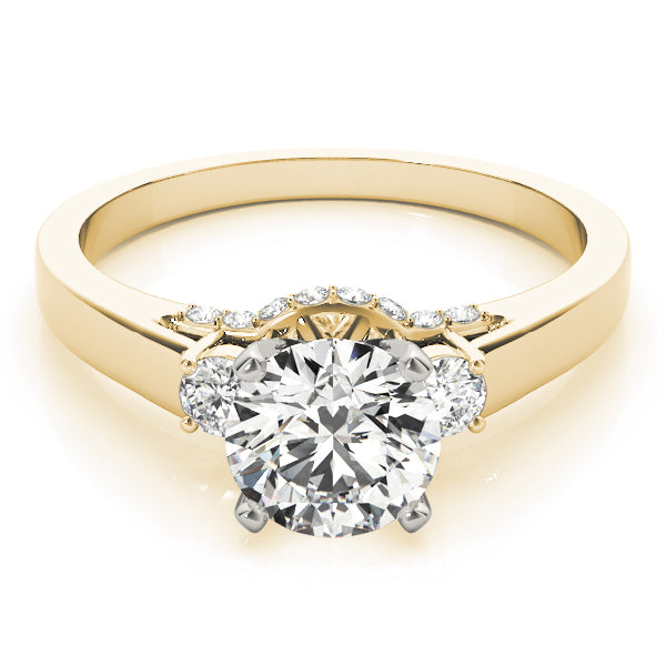 ENGAGEMENT RINGS 3 STONE ROUND - Image 9