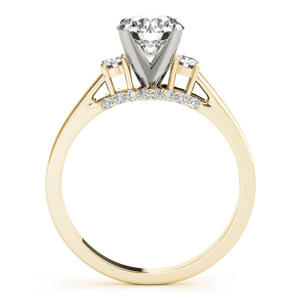 ENGAGEMENT RINGS 3 STONE ROUND - Image 3