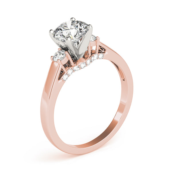 ENGAGEMENT RINGS 3 STONE ROUND - Image 8
