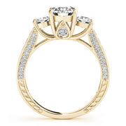 ENGAGEMENT RINGS 3 STONE ROUND - Image 6