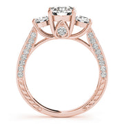 ENGAGEMENT RING 3 STONE ROUND - Image 10