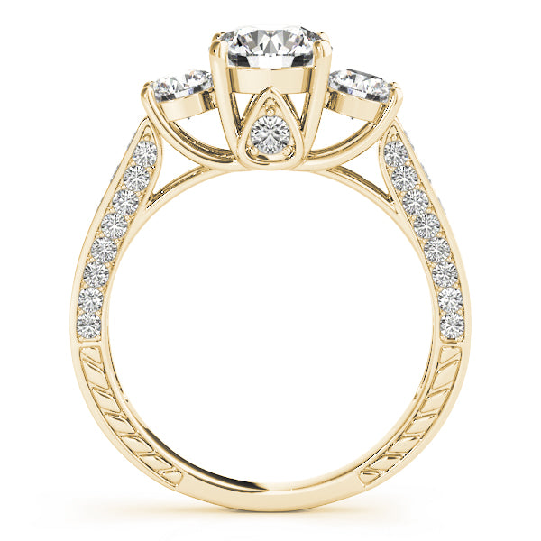 ENGAGEMENT RING 3 STONE ROUND - Image 6