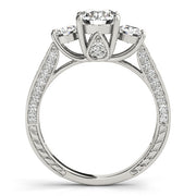 ENGAGEMENT RING 3 STONE ROUND - Image 5