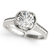 ENGAGEMENT RINGS SINGLE ROW PRONG SET - Image 2