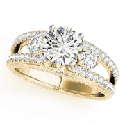 ENGAGEMENT RINGS 3 STONE ROUND - Image 10