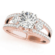 ENGAGEMENT RINGS 3 STONE ROUND - Image 4