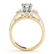 ENGAGEMENT RINGS 3 STONE ROUND - Image 9