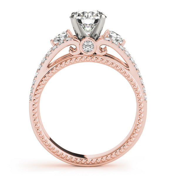 ENGAGEMENT RINGS 3 STONE ROUND - Image 8