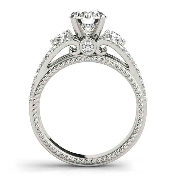 ENGAGEMENT RINGS 3 STONE ROUND - Image 6