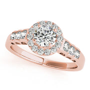 ENGAGEMENT RINGS HALO ROUND - Image 4