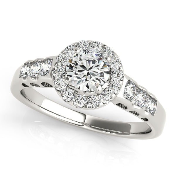 ENGAGEMENT RINGS HALO ROUND - Image 2