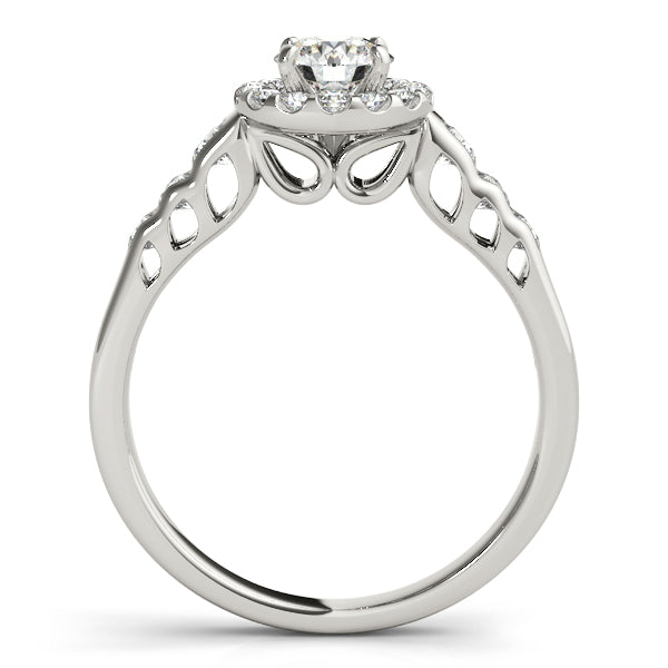 ENGAGEMENT RINGS HALO ROUND - Image 3