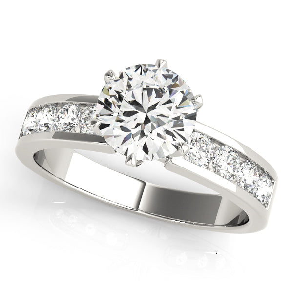 ENGAGEMENT RINGS SINGLE ROW CHANNEL SET - Image 2