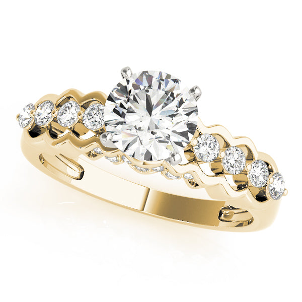 ENGAGEMENT RINGS SINGLE ROW PRONG SET - Image 9
