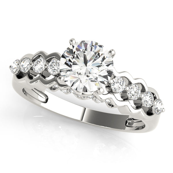 ENGAGEMENT RINGS SINGLE ROW PRONG SET - Image 2