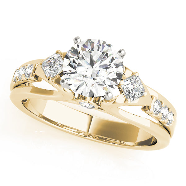 ENGAGEMENT RINGS 3 STONE ROUND - Image 6