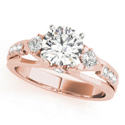 ENGAGEMENT RINGS 3 STONE ROUND - Image 8