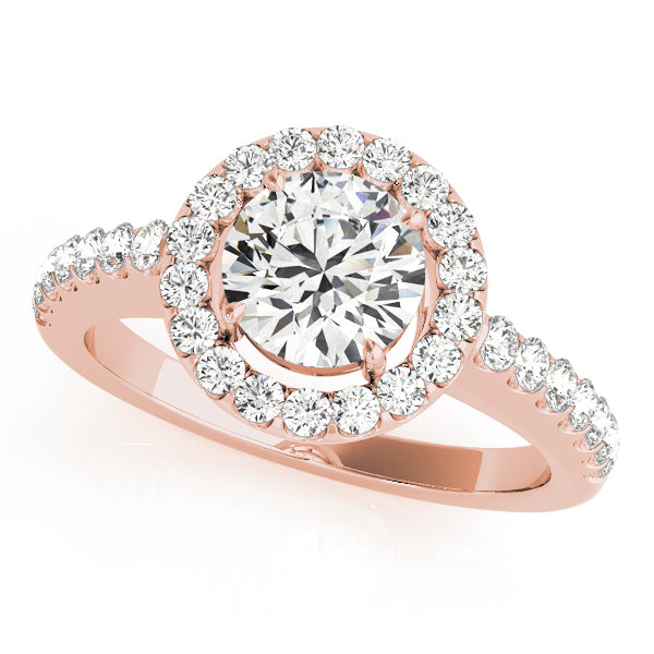 ENGAGEMENT RINGS HALO ROUND - Image 3