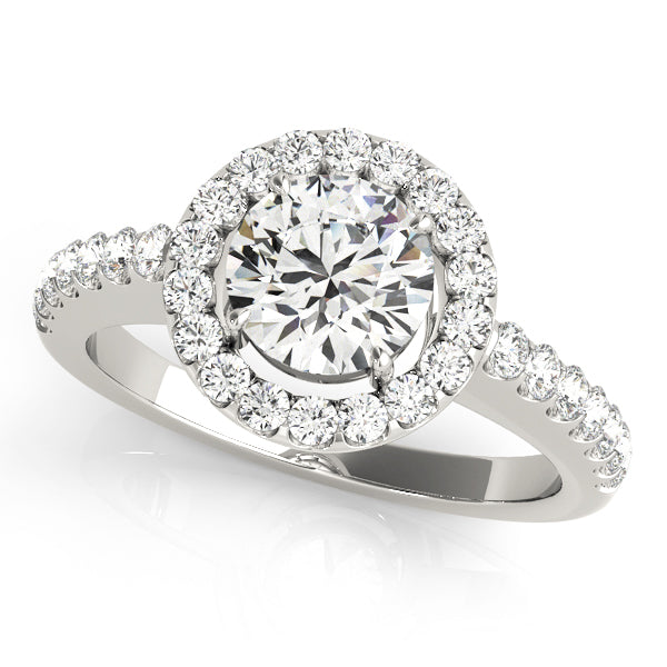 ENGAGEMENT RINGS HALO ROUND - Image 2
