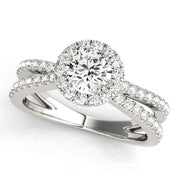 ENGAGEMENT RINGS HALO ROUND - Image 2