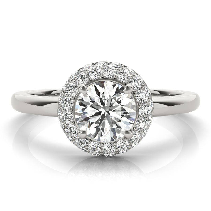 ENGAGEMENT RINGS HALO ROUND - Image 5