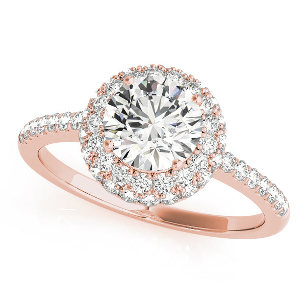 ENGAGEMENT RINGS HALO ROUND - Image 3