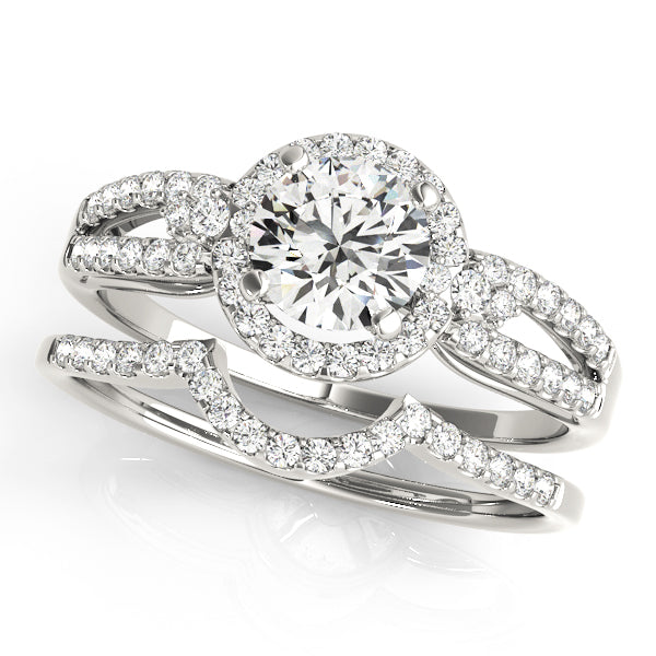 ENGAGEMENT RINGS HALO ROUND - Image 3