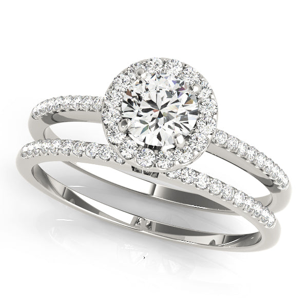ENGAGEMENT RINGS HALO ROUND - Image 4