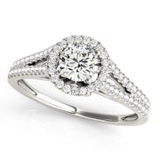 ENGAGEMENT RINGS HALO ROUND - Image 2