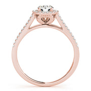 ENGAGEMENT RINGS HALO ROUND - Image 3