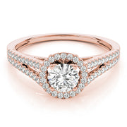 ENGAGEMENT RINGS HALO ROUND - Image 4