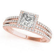 ENGAGEMENT RINGS HALO SQUARE & CUSHION - Image 9