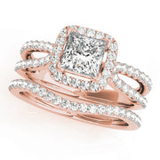 ENGAGEMENT RINGS HALO SQUARE & CUSHION - Image 8
