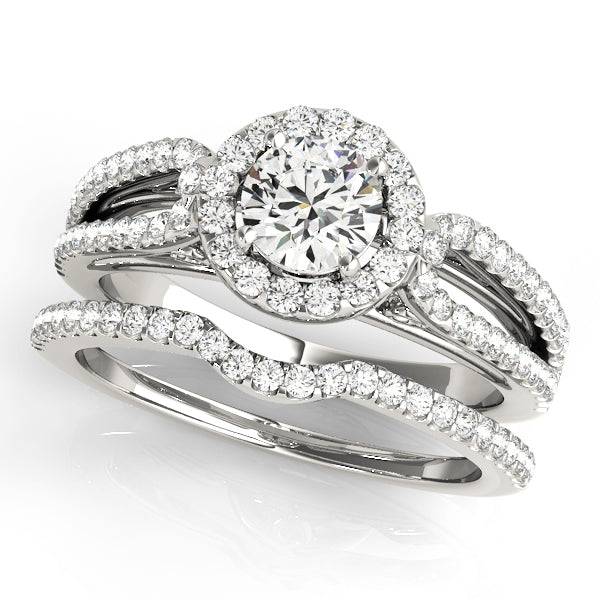 ENGAGEMENT RINGS HALO ROUND - Image 3