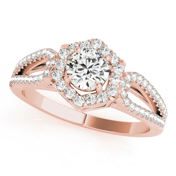 ENGAGEMENT RINGS HALO ROUND - Image 3