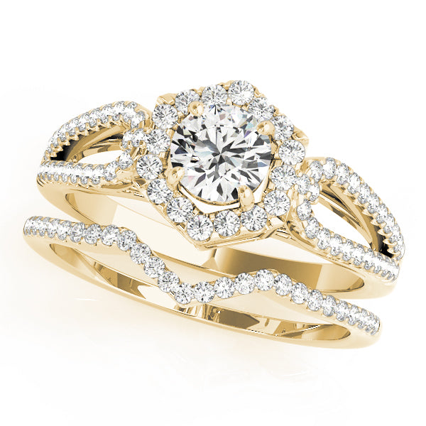 ENGAGEMENT RINGS HALO ROUND - Image 5