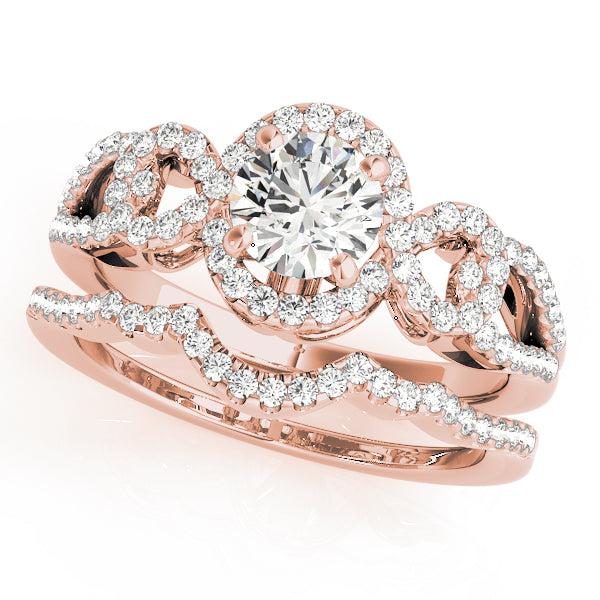 ENGAGEMENT RINGS HALO ROUND - Image 3