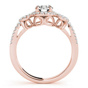 ENGAGEMENT RINGS HALO ROUND - Image 6