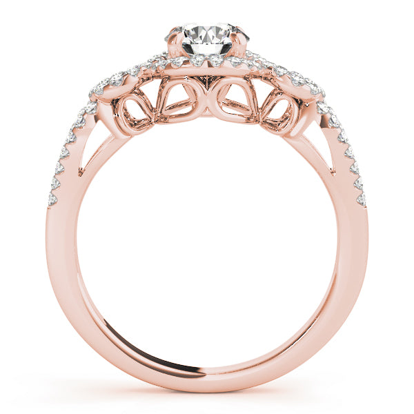 ENGAGEMENT RINGS HALO ROUND - Image 6