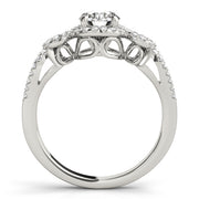 ENGAGEMENT RINGS HALO ROUND - Image 4