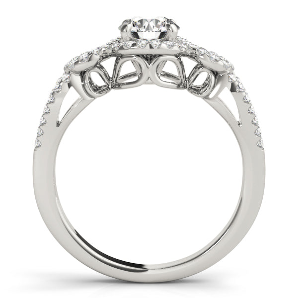 ENGAGEMENT RINGS HALO ROUND - Image 4